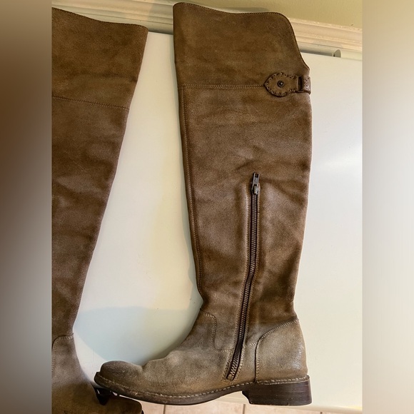 Frye OTK Boots, Brown, Size 7 - Picture 2 of 10